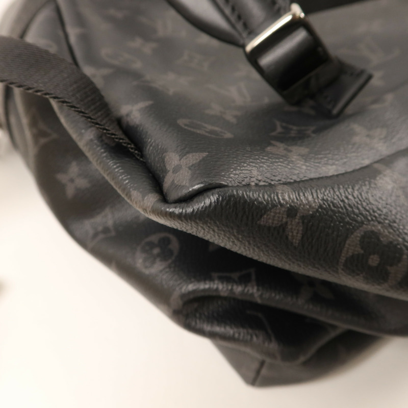 LOUIS VUITTON Monogram Eclipse Discovery PM銀扣背包-16