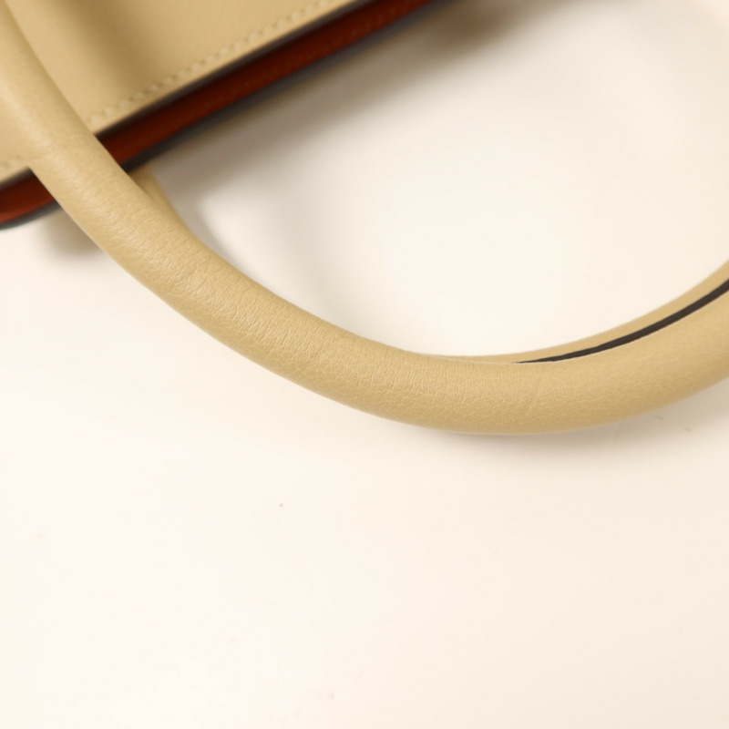 HERMES Evercolor皮革Tool Box 20金扣手挽肩背兩用袋Trench/Cuivre-15