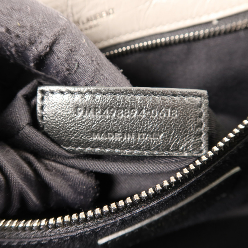 SAINT LAURENT 牛皮皮革Niki銀扣鏈帶肩背袋-6