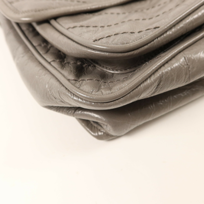 SAINT LAURENT 牛皮皮革Niki銀扣鏈帶肩背袋-13