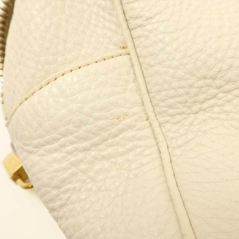 PRADA 牛皮皮革Boston Bag金扣肩背袋-17