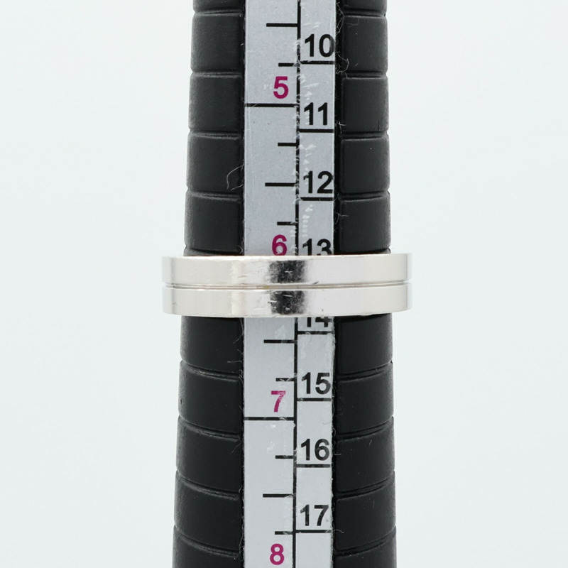 CARTIER 18K白金Double Heart Ring戒指Cartier #53-6