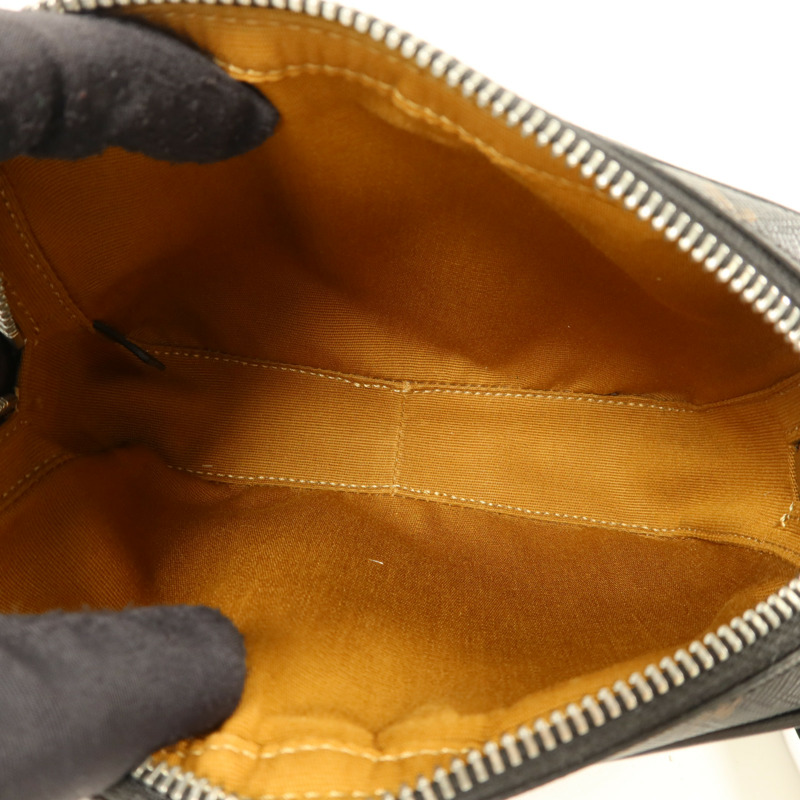 CELINE 塗層帆布Camera Bag銀扣肩背袋-4