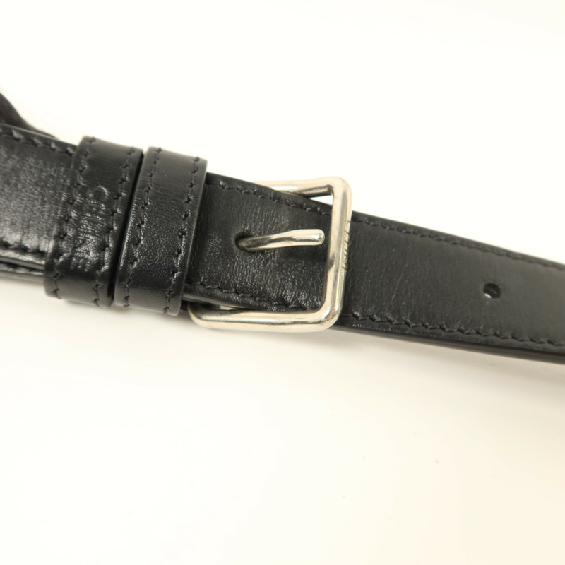 CELINE 塗層帆布Camera Bag銀扣肩背袋-11