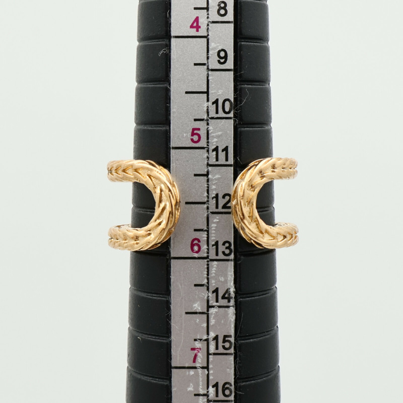 HERMES 18K黃金Chaine d'ancre Danae Ring戒指Hermes#51/US#5.75-7