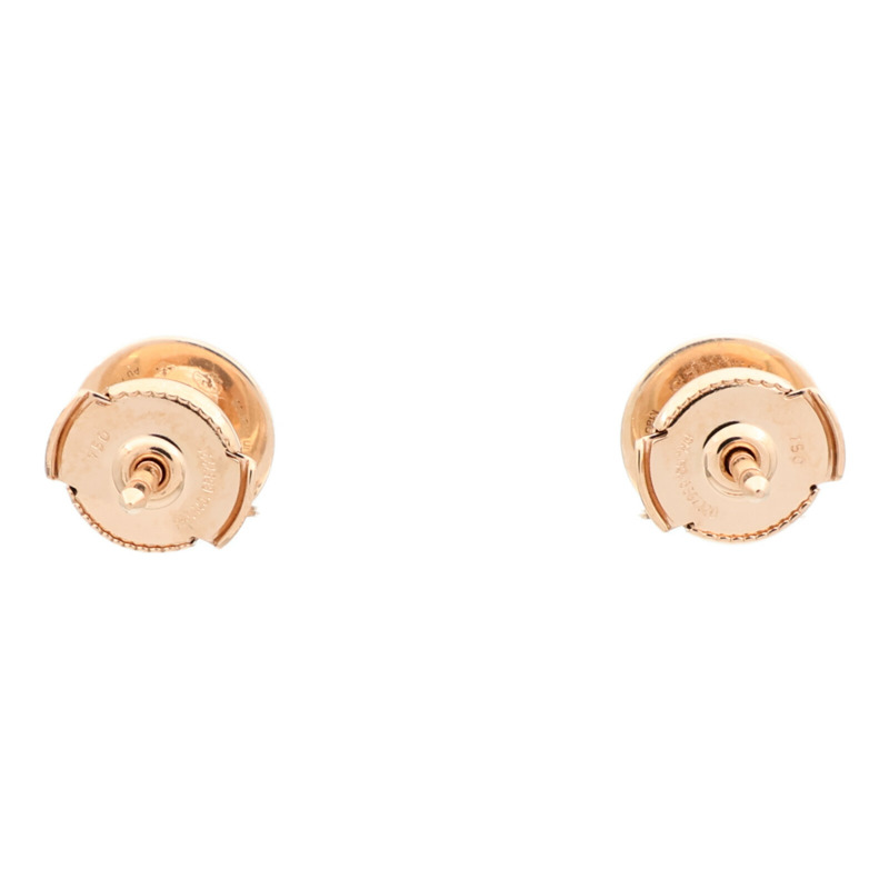HERMES 18K玫瑰金Ex-Libris Earrings耳環-2