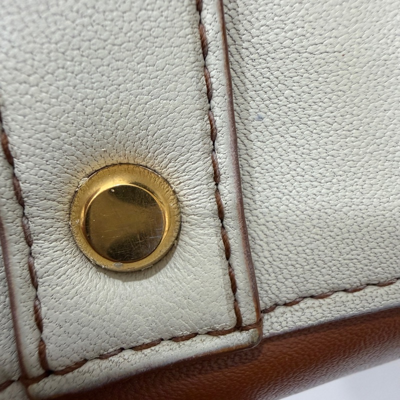 BOTTEGA VENETA BV Piazza 拼色 兩用 風琴包 咖黑 手提包 肩背包 斜背包 側背包-25