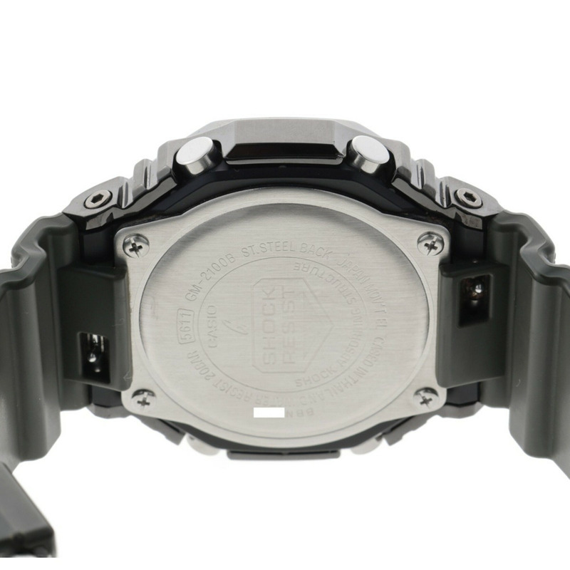 卡西歐 G-SHOCK 2100 系列 GM-2100B-3AJF 綠色石英腕錶 B-160233-2