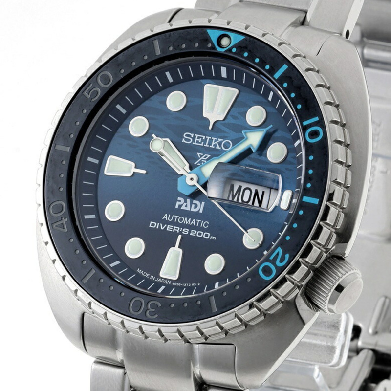 精工 Prospex 潛水錶 PADI 特別版 SBDY125 4R36-06Z0 藍色自動腕錶-1
