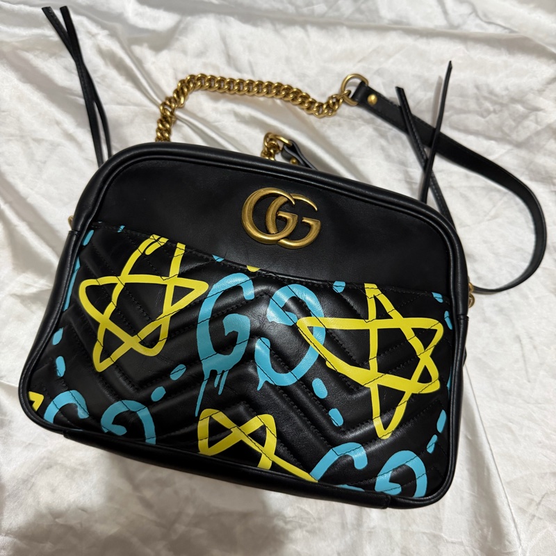 GUCCI 小牛皮相機包-0