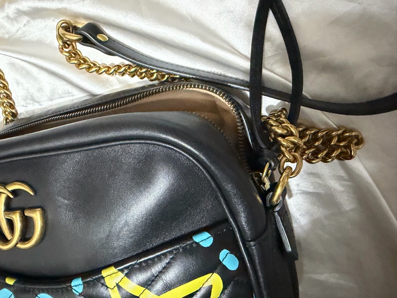 GUCCI 小牛皮相機包-50