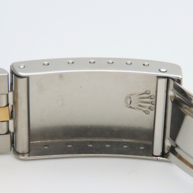 勞力士 Datejust 16233G 不鏽鋼 18K 黃金 老式鑽石 10PD E 字頭男腕錶-19