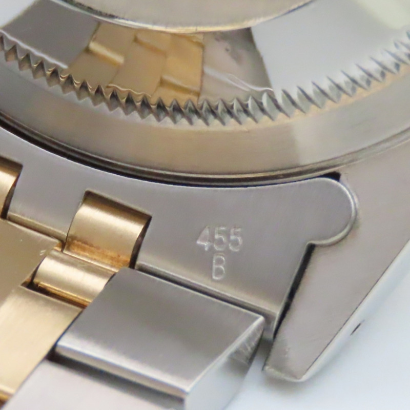 勞力士 Datejust 16233G 不鏽鋼 18K 黃金 老式鑽石 10PD E 字頭男腕錶-21