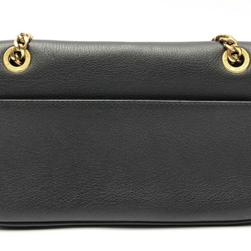 路易威登 Lockme East West 鏈條單肩包 M22303 黑色皮革-3