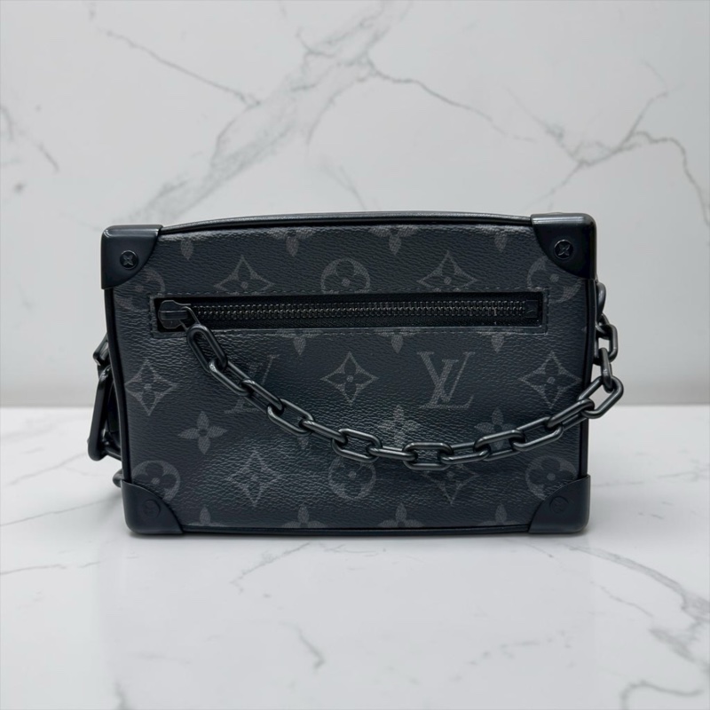 莉亞精品♡ LV m44735 黑老花mini truck盒子包 二手美包-0