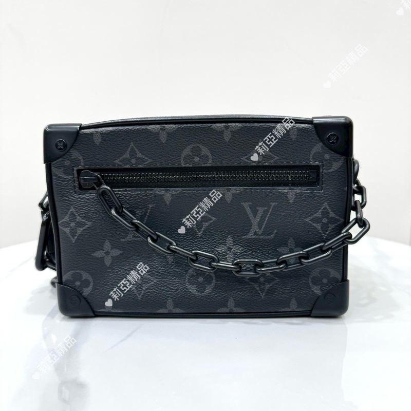 莉亞精品♡ LV m44735 黑老花mini truck盒子包 二手美包-2