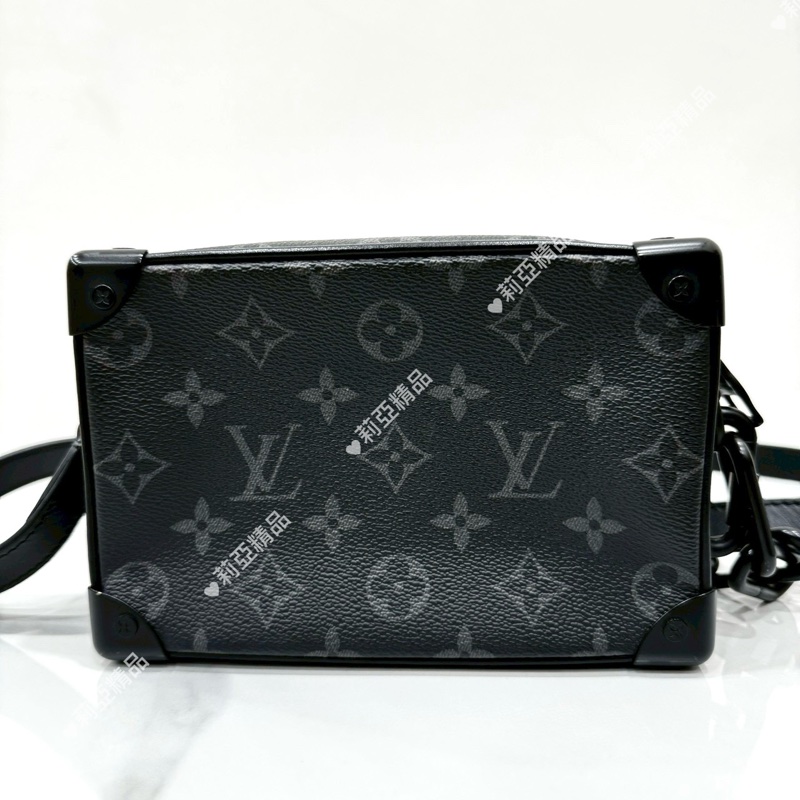 莉亞精品♡ LV m44735 黑老花mini truck盒子包 二手美包-3