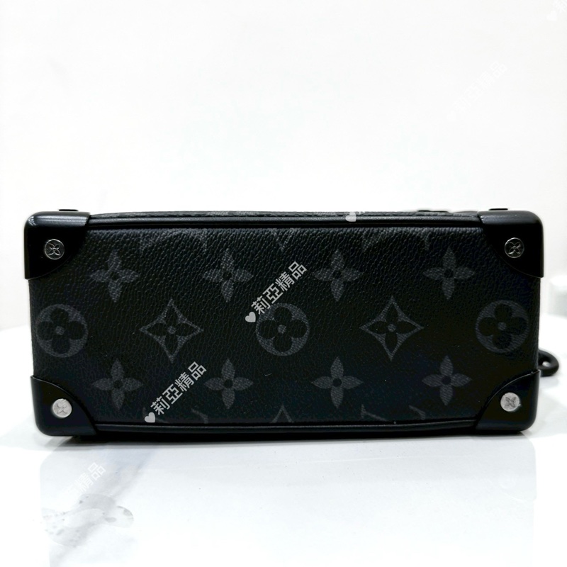 莉亞精品♡ LV m44735 黑老花mini truck盒子包 二手美包-6