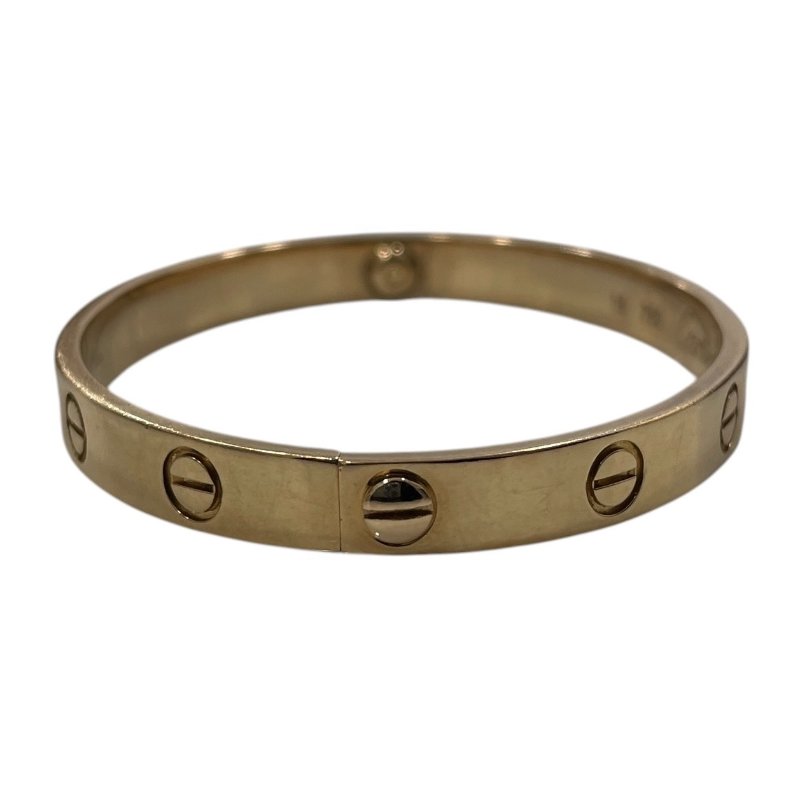 CARTIER 卡地亞 LOVE 手鐲 K18PG #16-3