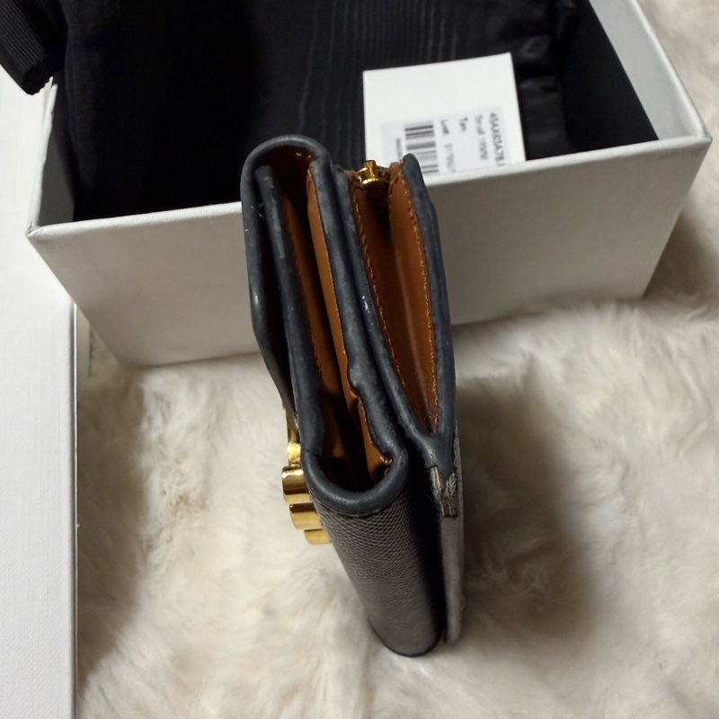 Celine 凱旋門老花短夾-9