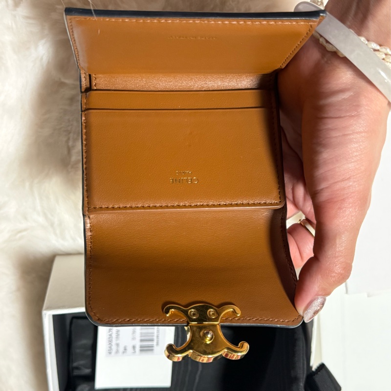 Celine 凱旋門老花短夾-10