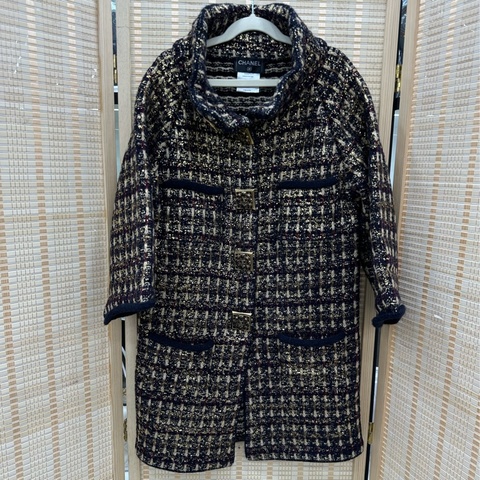 Chanel 香奈兒拜占庭琉璃扣羊毛外套 34碼 99新