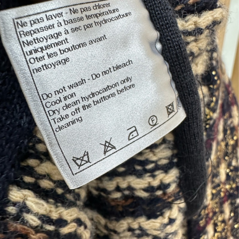 Chanel 香奈兒拜占庭琉璃扣羊毛外套 34碼 99新-3