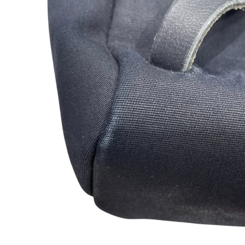 HERMES 愛馬仕 HERBAG 31 兩用後背包 帆布/皮革 黑色 銀扣-8