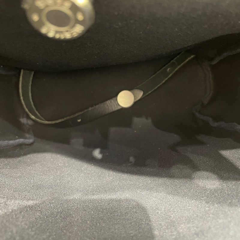 HERMES 愛馬仕 HERBAG 31 兩用後背包 帆布/皮革 黑色 銀扣-22