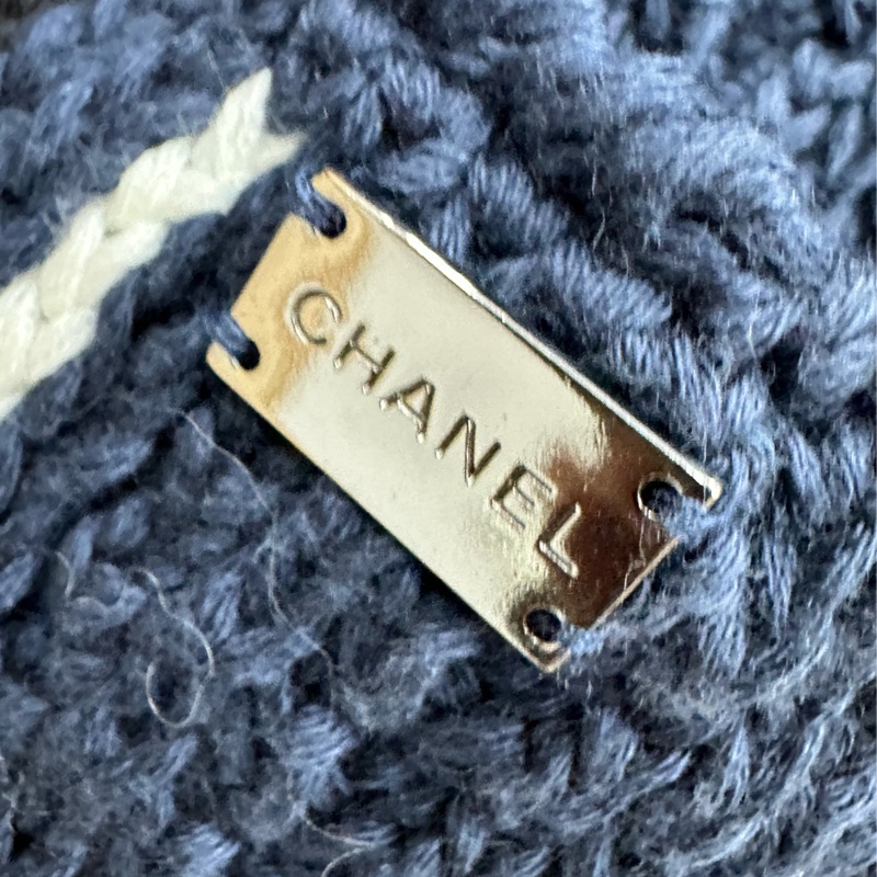 Chanel 香奈兒黑色粗花呢兩口袋上衣外套開襟衫 36碼-4