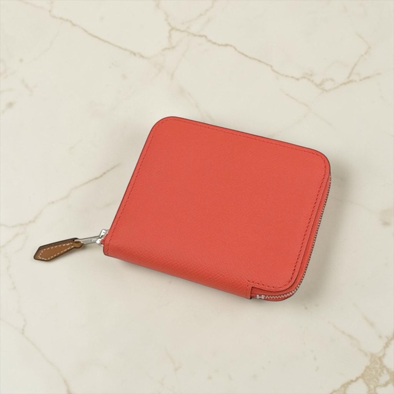 莉亞精品♡ Hermes唇膏粉幾何絲巾短夾 X刻 二手-0