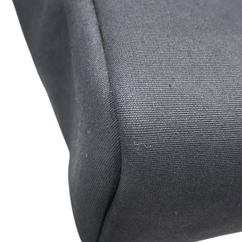 商品名稱 : HERMES 愛馬仕 HERBAG 31 兩用後背包 帆布/皮革 黑色 銀扣-5