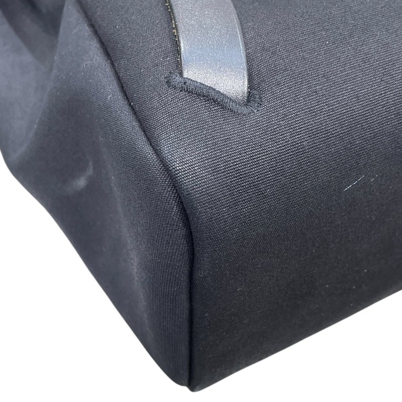 商品名稱 : HERMES 愛馬仕 HERBAG 31 兩用後背包 帆布/皮革 黑色 銀扣-7