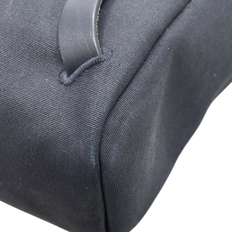 商品名稱 : HERMES 愛馬仕 HERBAG 31 兩用後背包 帆布/皮革 黑色 銀扣-8