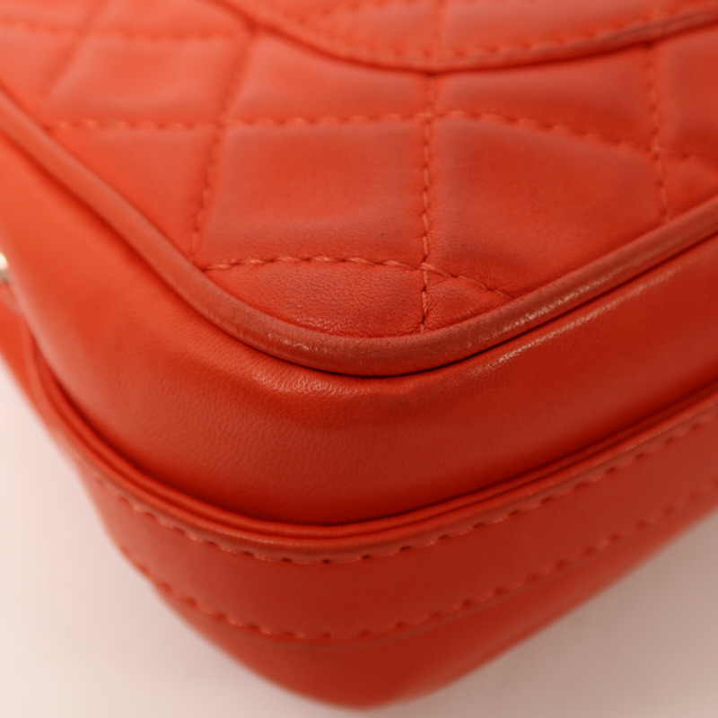 CHANEL 羊皮皮革Shoulder Bag銀扣鏈帶肩背袋-13