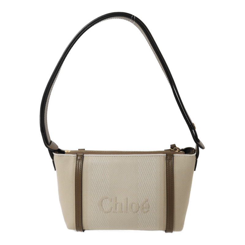 Chloe 帆布Carry Shoulder Bag金扣肩背袋-1