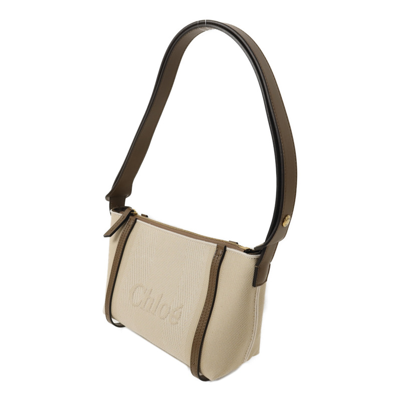 Chloe 帆布Carry Shoulder Bag金扣肩背袋-2