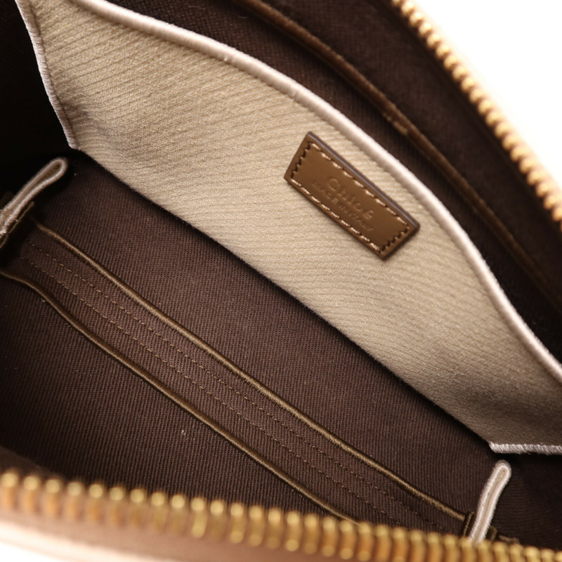 Chloe 帆布Carry Shoulder Bag金扣肩背袋-4