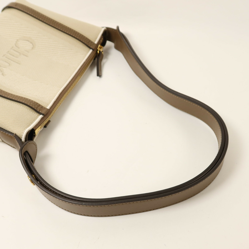 Chloe 帆布Carry Shoulder Bag金扣肩背袋-7