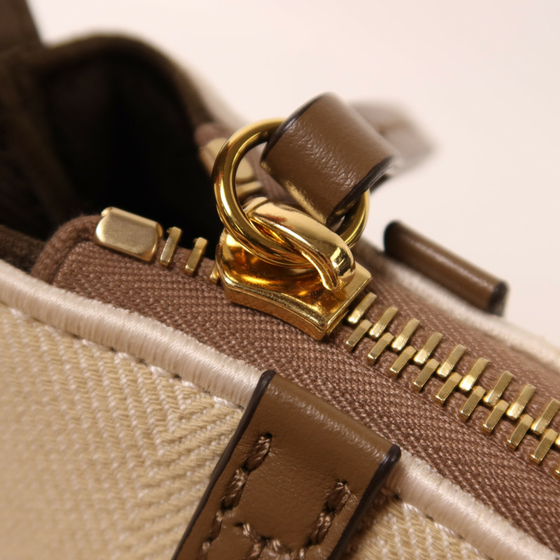 Chloe 帆布Carry Shoulder Bag金扣肩背袋-9