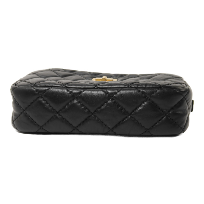 CHANEL 牛皮皮革Small Reissue 2.55 Camera Bag金扣鏈帶肩背袋-3