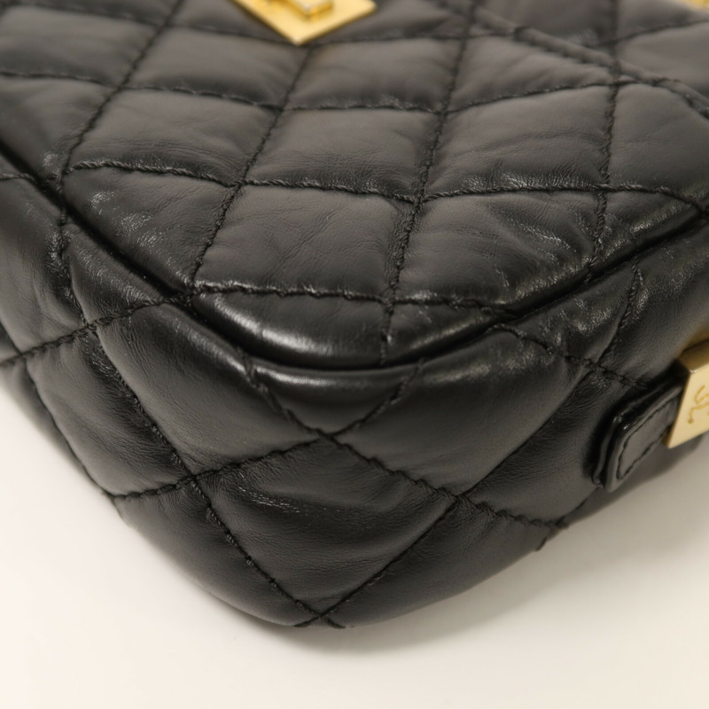 CHANEL 牛皮皮革Small Reissue 2.55 Camera Bag金扣鏈帶肩背袋-13