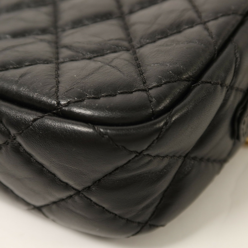 CHANEL 牛皮皮革Small Reissue 2.55 Camera Bag金扣鏈帶肩背袋-15