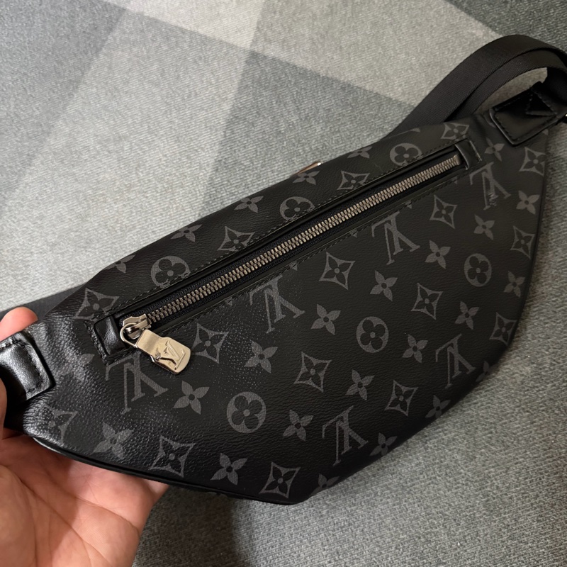 Lv新款黑花腰包（M46035 ) 芯片款-5