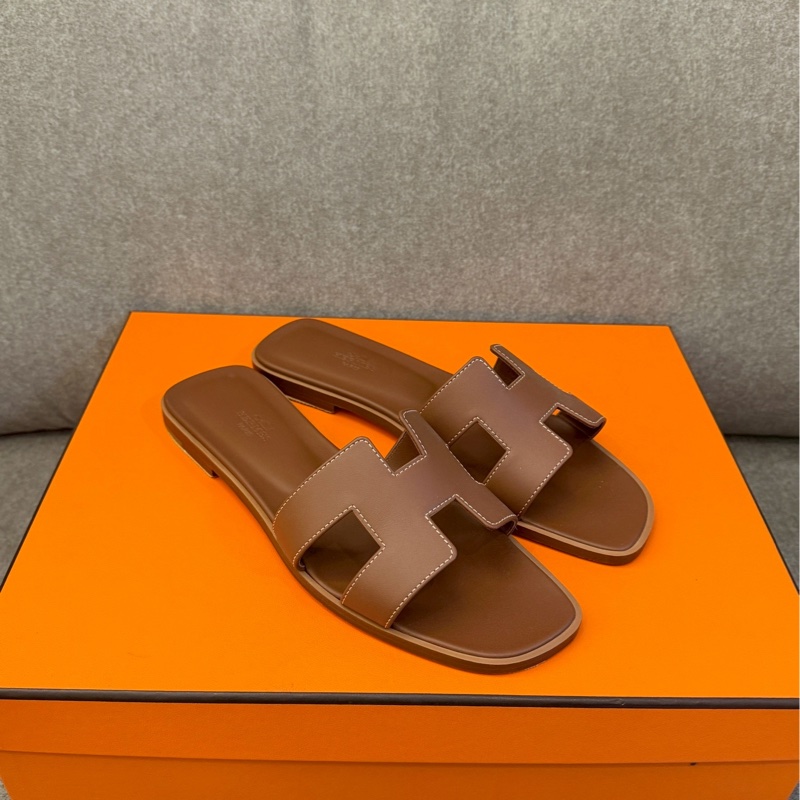 愛馬仕 Oran H拖鞋-1