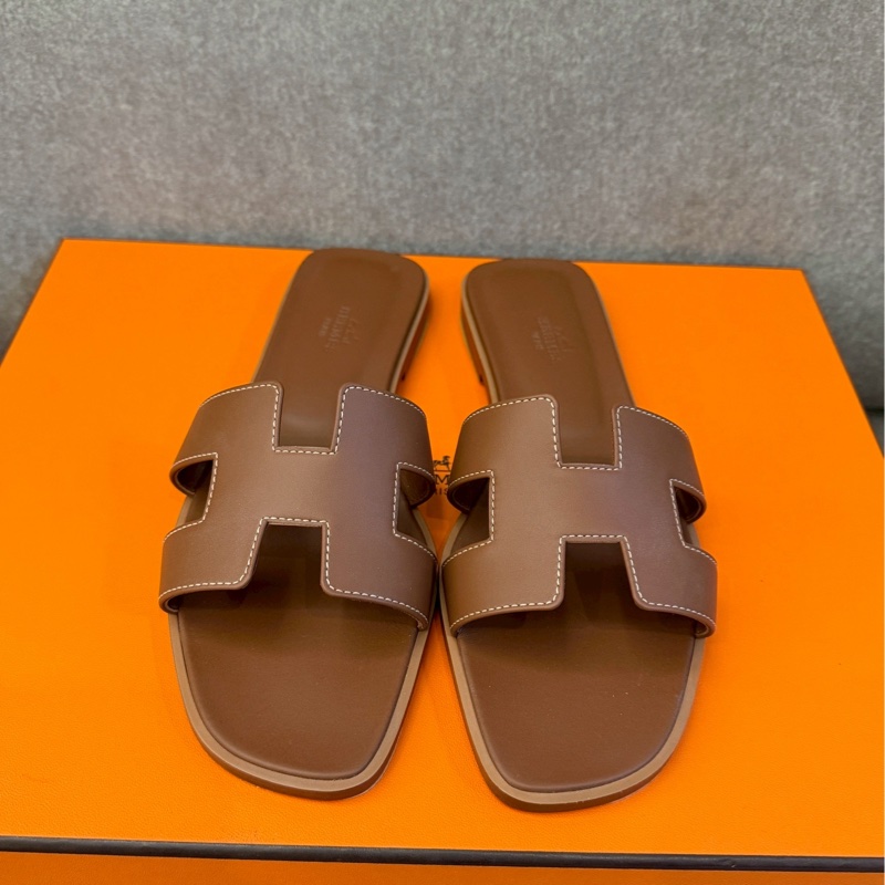 愛馬仕 Oran H拖鞋-4