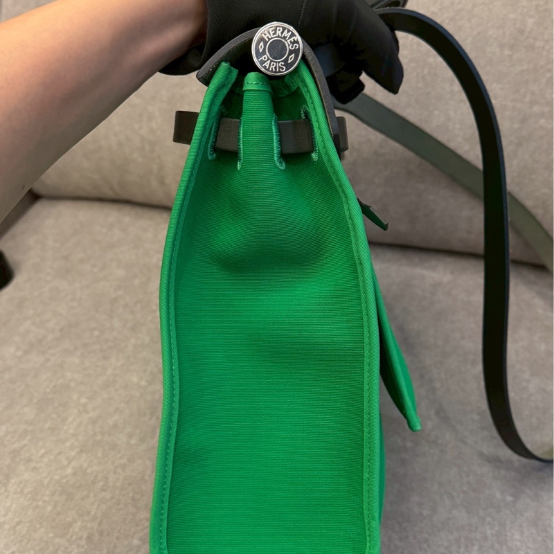 愛馬仕黑綠herbag31-2