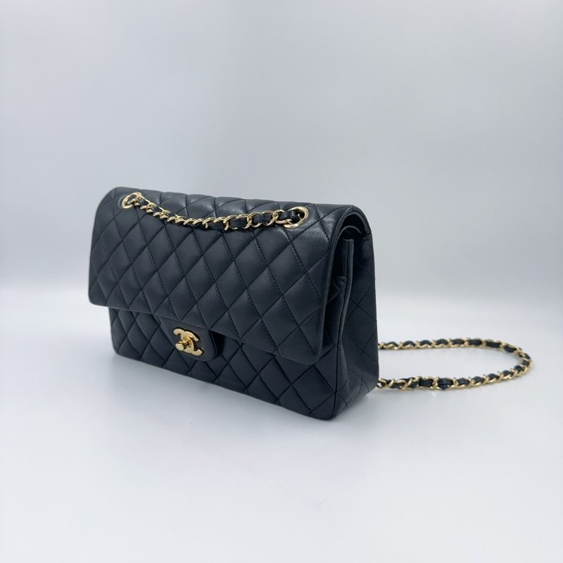 Chanel黑金羊皮coco25/A01112-2