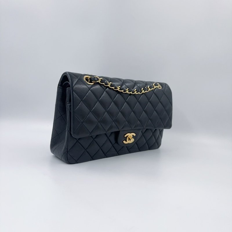 Chanel黑金羊皮coco25/A01112-3