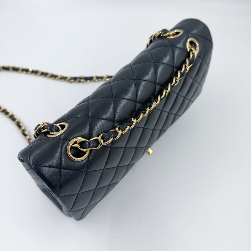 Chanel黑金羊皮coco25/A01112-8